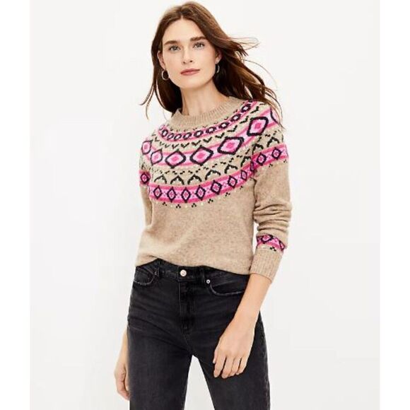 LOFT Fair Isle Sweater - Picture 2 of 3